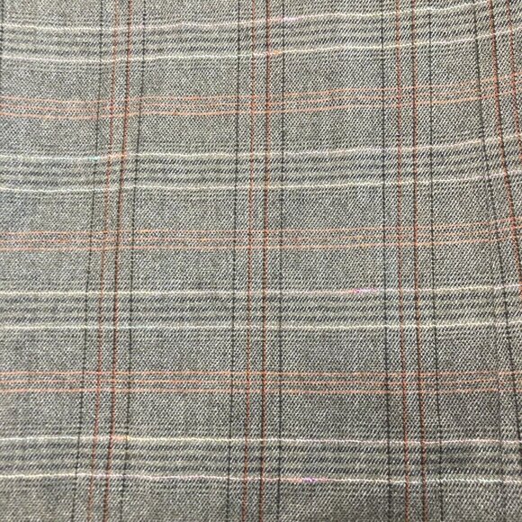 Yansi Fugel Wool Dress Pants Womens Size 4 Tan Plaid Career New Nwt Straight L45 - Picture 2 of 6